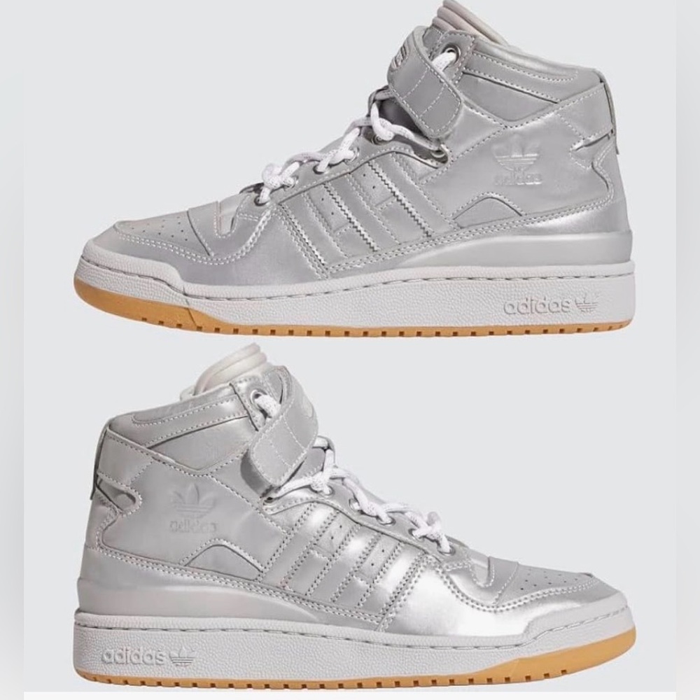 Ivy Park x adidas Forum Mid ‘Silver Metallic’ Basketball Shoes/Women’s Size 8.5